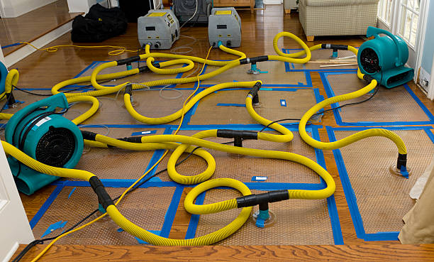 Professional Storm Water Damage Restoration technician working in Enola, PA